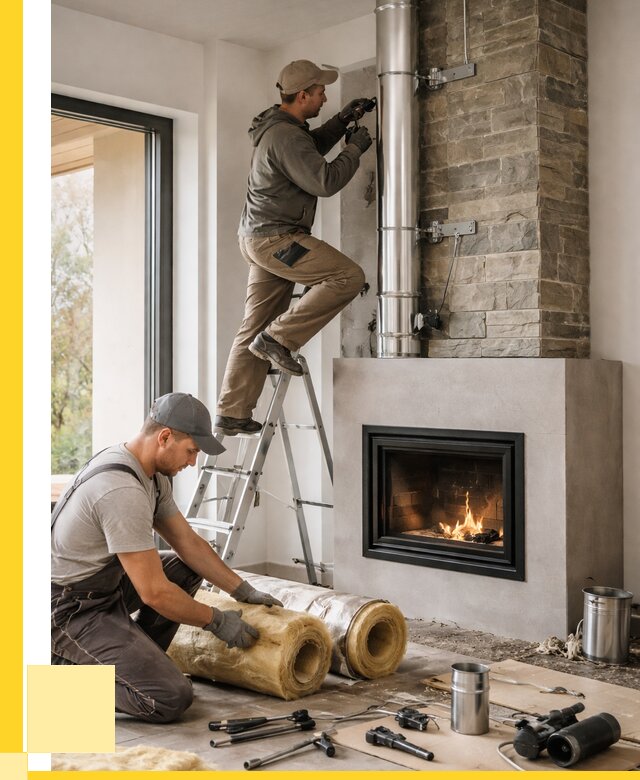 Монтаж дымоходов для каминов в Красном Сулине от 15309 р. ЭриданКрл