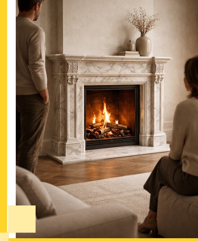 Мраморные камины под ключ в Красном Сулине от 255150 р. | ЭриданКрл