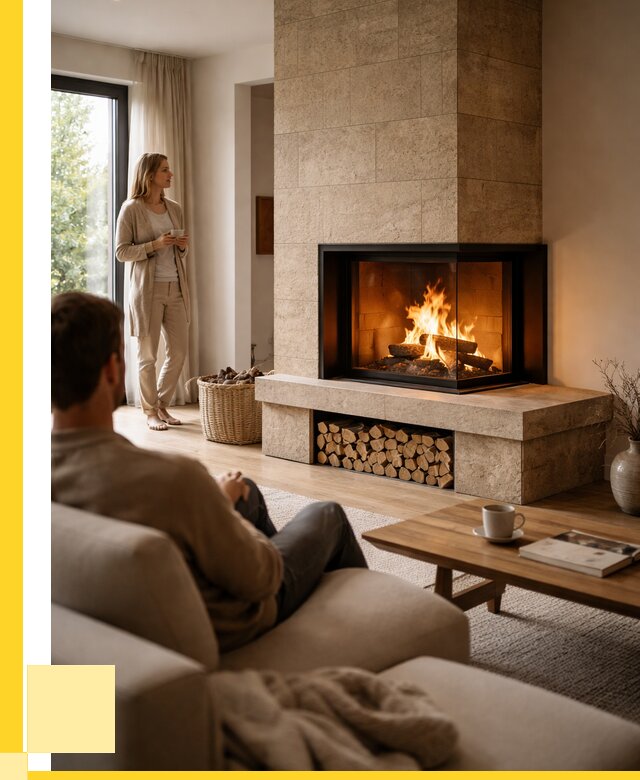 Угловые камины из кирпича установка в Красном Сулине от 153090 р. ЭриданКрл