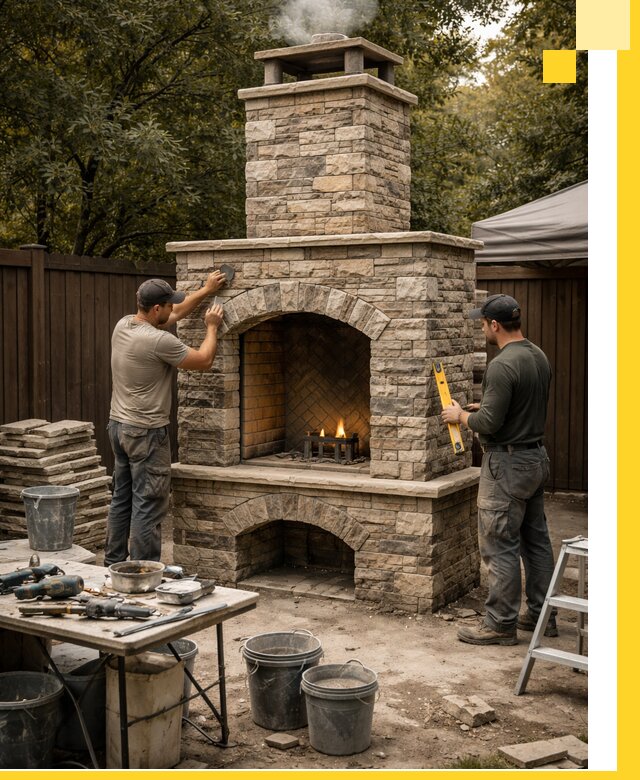 Проектирование и установка уличных каминов в Красном Сулине