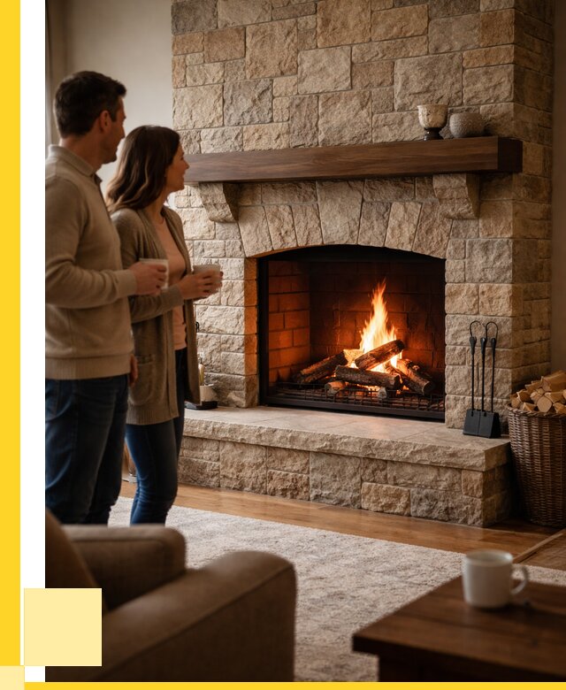 Каменные камины на заказ в Красном Сулине от 183708 р. | ЭриданКрл