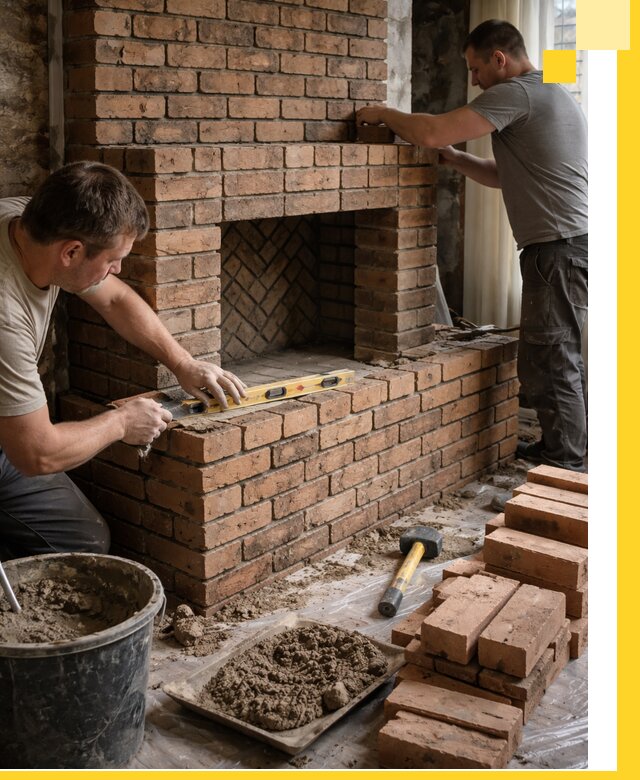 Изготовление и установка кирпичных каминов в Красном Сулине