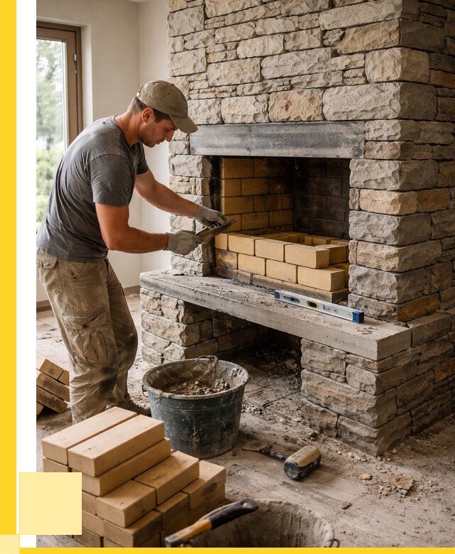 Кладка каминов и камина в Красном Сулине от 25515 р. ЭриданКрл