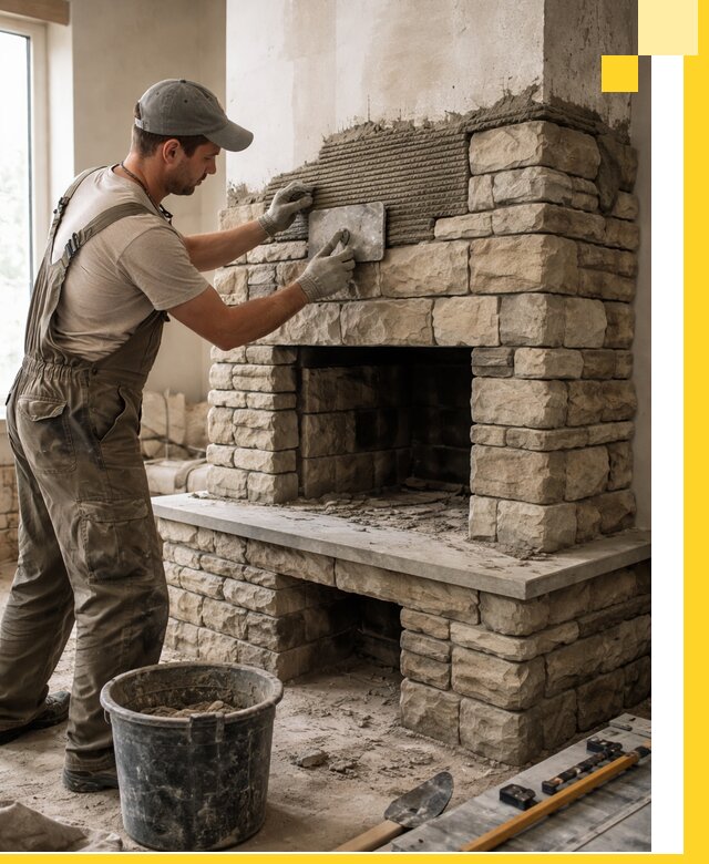 Строительство каминов под ключ в Красном Сулине от проектирования до монтажа