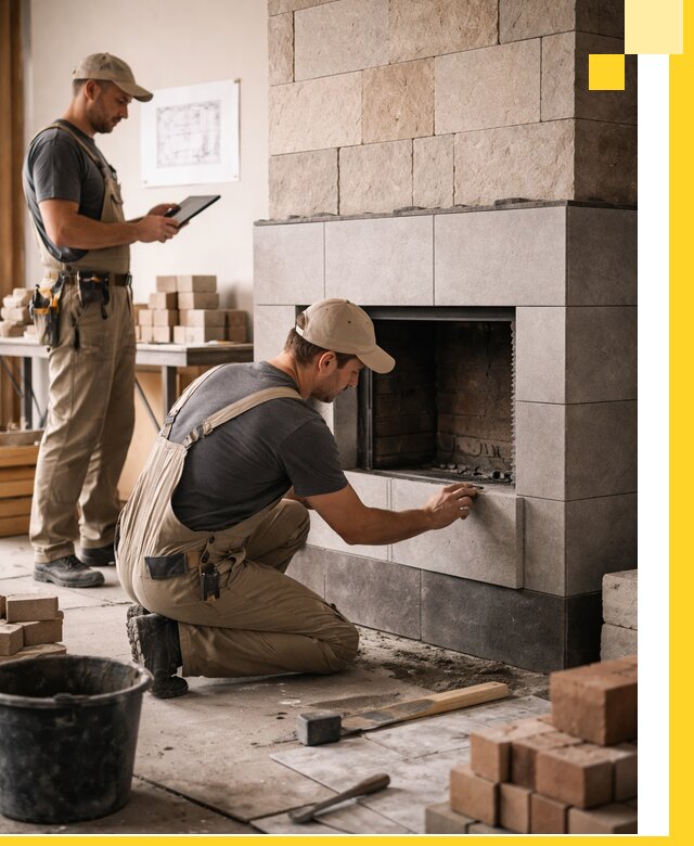 Индивидуальные проекты каминов и каминных систем в Красном Сулине