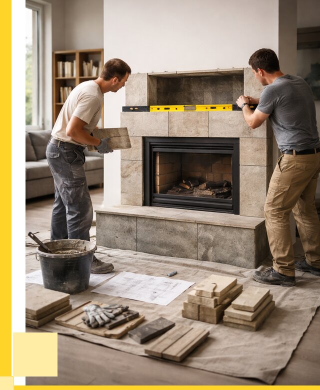 Монтаж каминов и установка в Красном Сулине от 45927 р. | ЭриданКрл