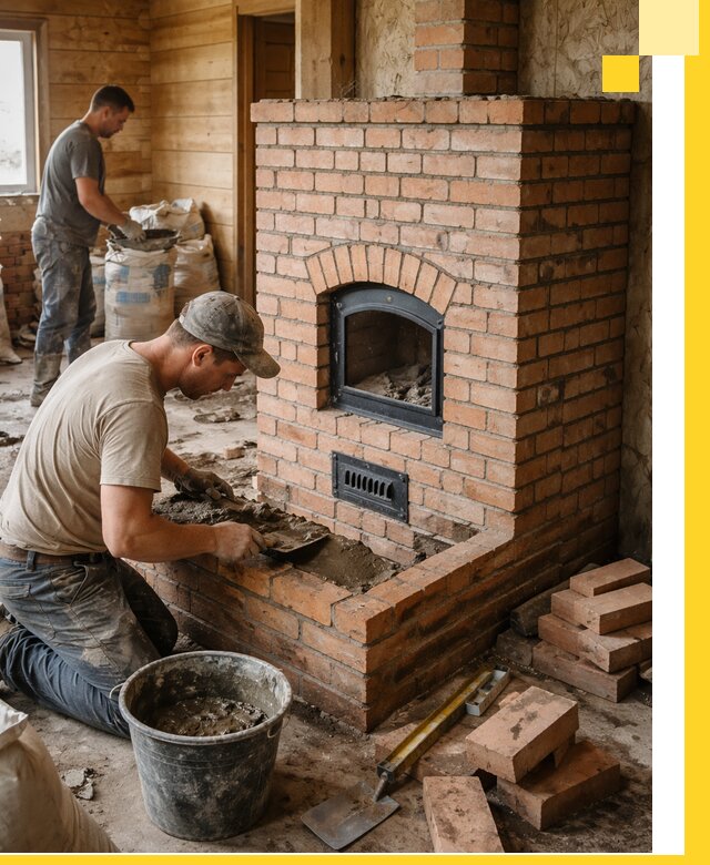 Профессиональное строительство печей в Красном Сулине под ключ