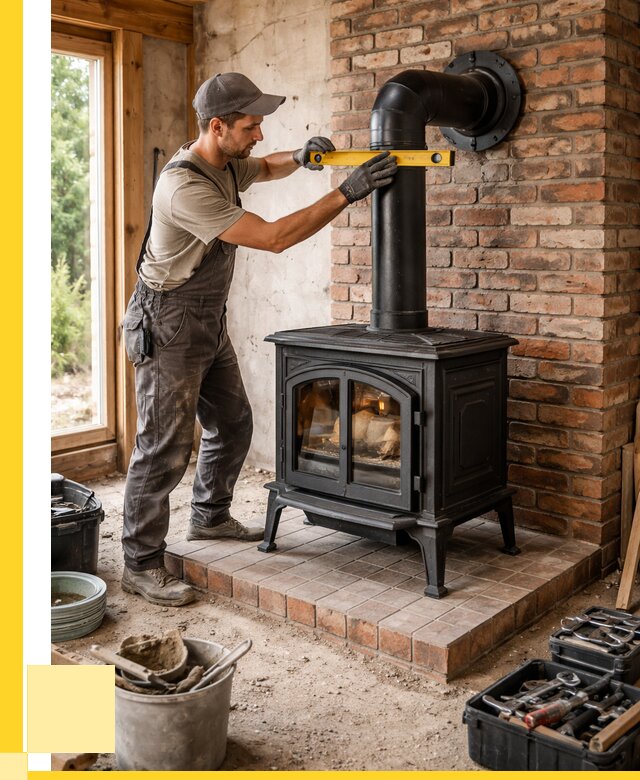 Монтаж печей установка банной печи в Красном Сулине от 15309 р. | ЭриданКрл