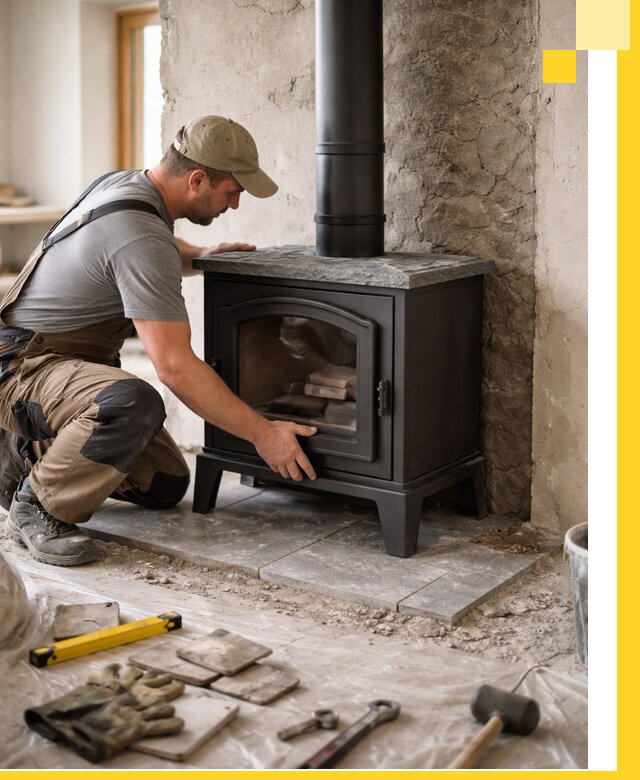 Профессиональный монтаж печей и каминов в Красном Сулине под ключ