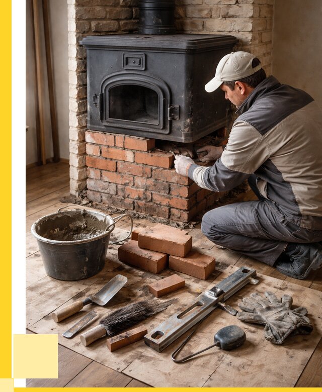 Ремонт печей в Красном Сулине от 12247 р., услуги печника ЭриданКрл