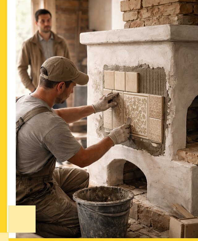 Отделка печей и банных печей в Красном Сулине от 35721 р. | ЭриданКрл