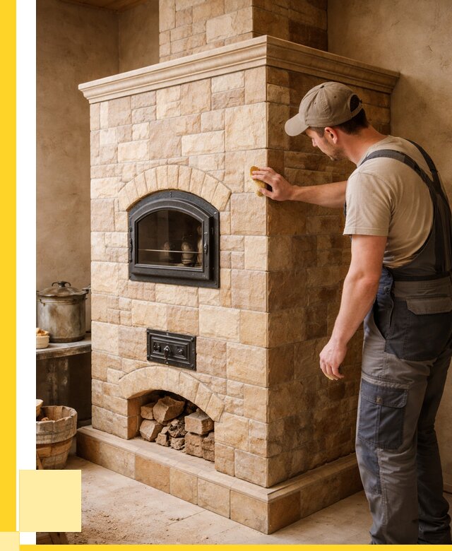 Облицовка печей в Красном Сулине от 4593 р. под ключ | ЭриданКрл