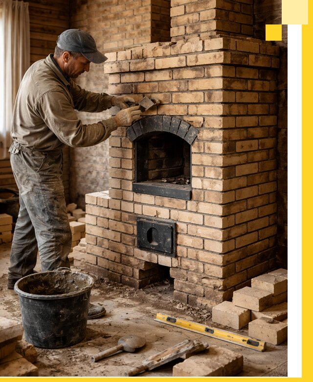 Кирпичные печи под ключ в Красном Сулине: проектирование и кладка
