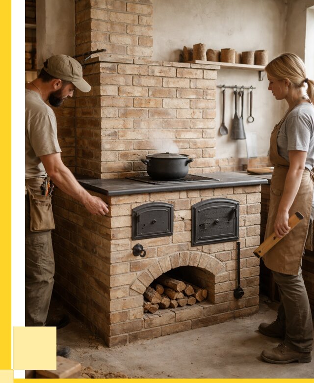 Варочно отопительные печи в Красном Сулине от 91854 р. | ЭриданКрл