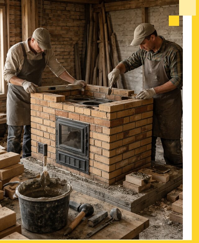 Изготовление и установка варочных печей под ключ в Красном Сулине