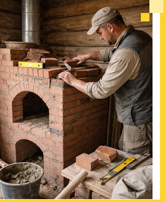 Изготовление и установка русских печей в Красном Сулине под ключ