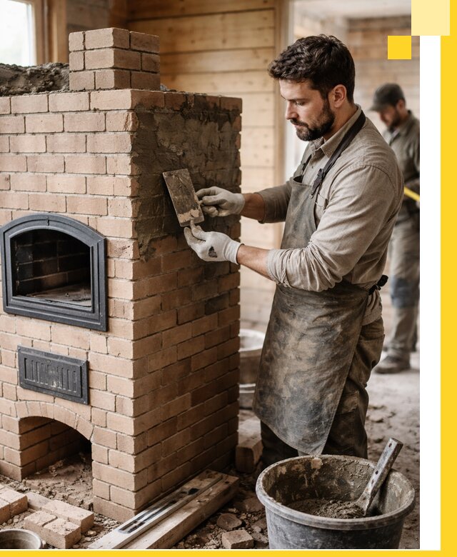 Изготовление и установка печей-шведок под ключ в Красном Сулине