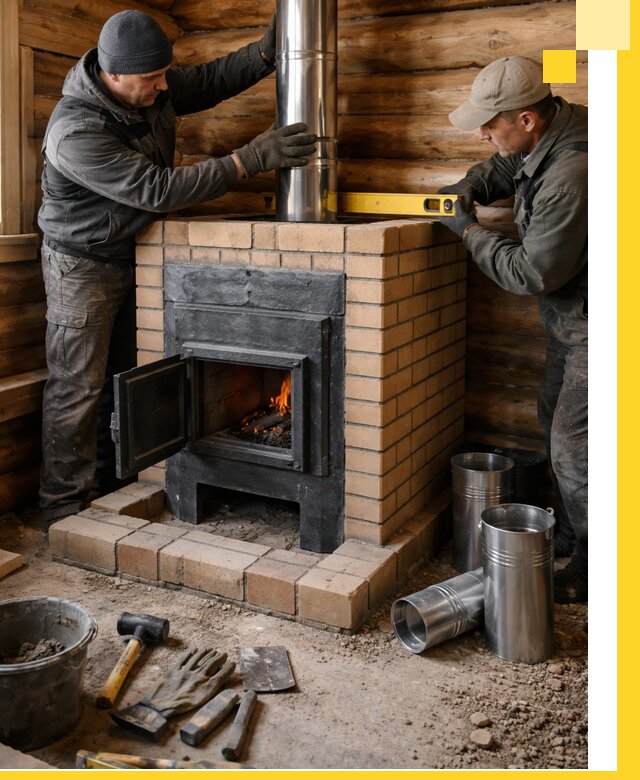 Проектирование, изготовление и установка банных печей в Красном Сулине