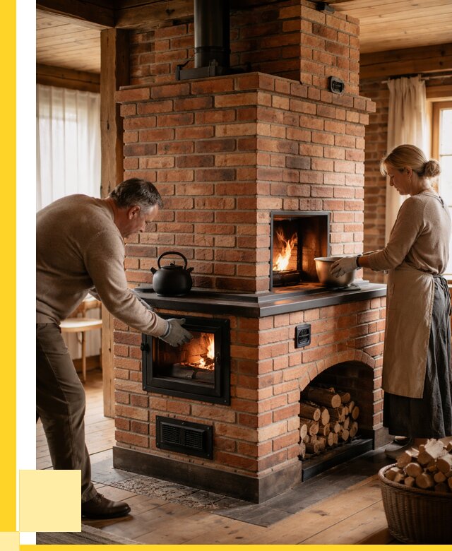 Печи для загородного дома под ключ в Красном Сулине от 81648 р. | ЭриданКрл