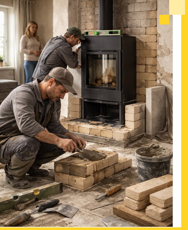 Печи и камины под ключ: проект, установка в Красном Сулине