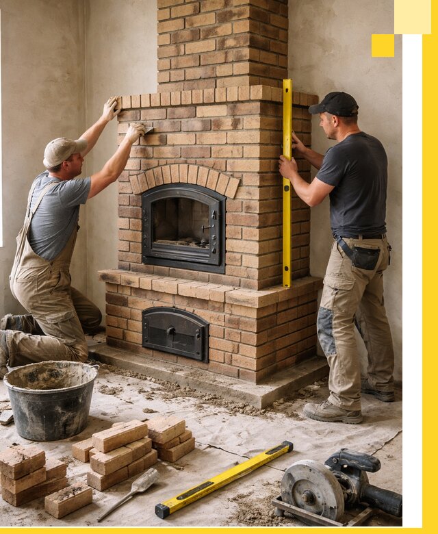 Продажа и установка печей и каминов для дома под ключ в Красном Сулине