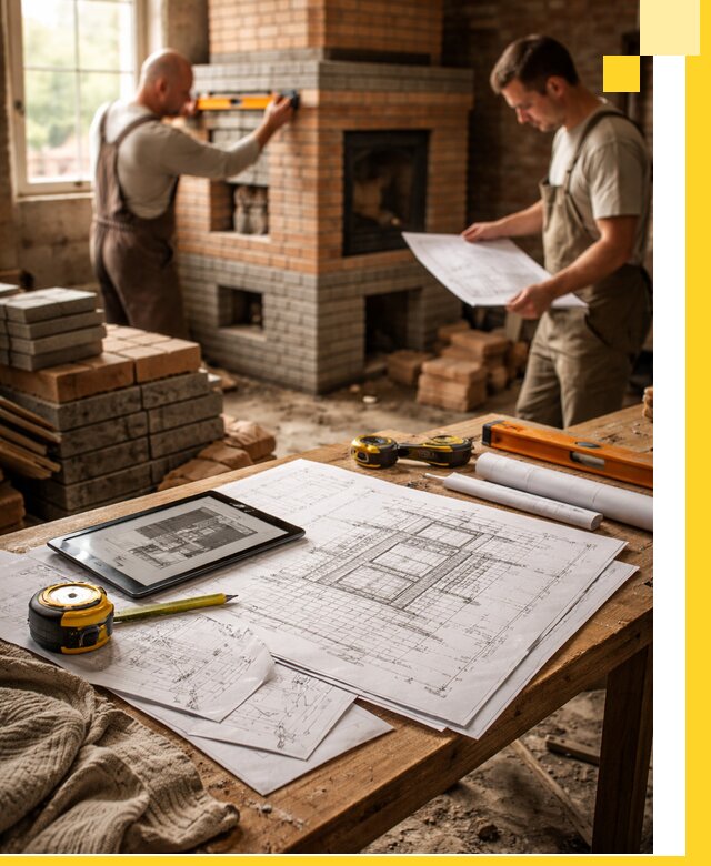 Проекты печей и каминов с индивидуальным дизайном в Красном Сулине