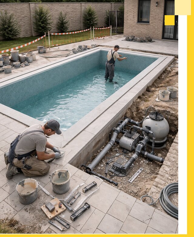 Строительство бассейнов под ключ в Красном Сулине: проекты и монтаж