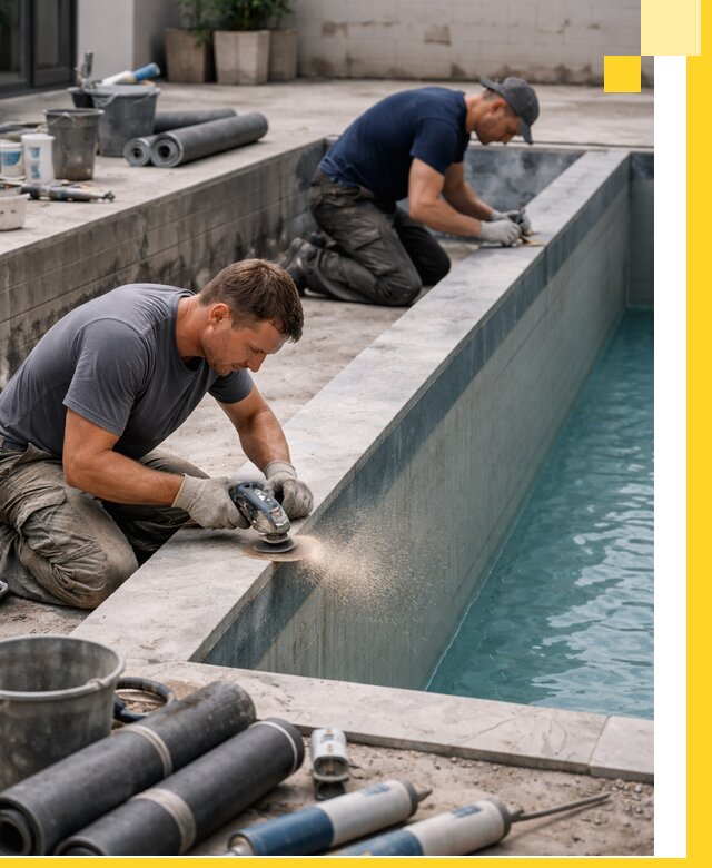 Профессиональный ремонт бассейнов под ключ в Красном Сулине