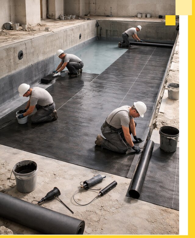 Профессиональная гидроизоляция бассейнов и чаш в Красном Сулине под ключ