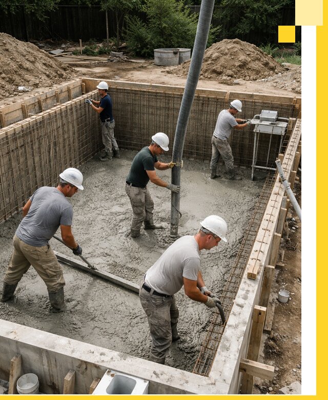 Строительство бетонных бассейнов под ключ в Красном Сулине