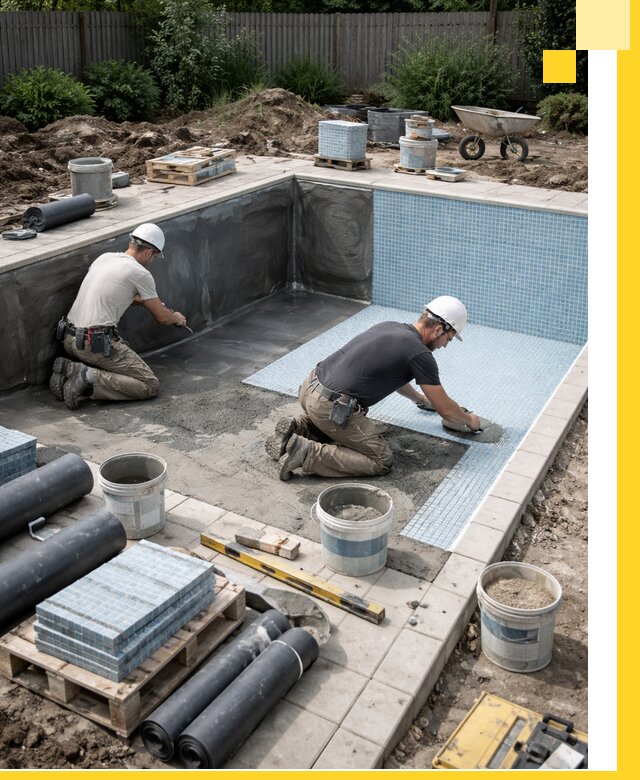 Проектирование и строительство стационарных бассейнов в Красном Сулине