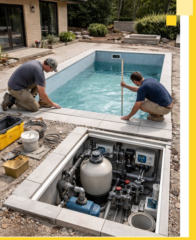 Строительство качественных домашних бассейнов под ключ в Красном Сулине