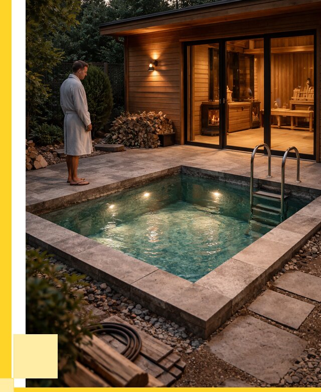 Бани с бассейном под ключ в Красном Сулине от 96957 р. | ЭриданКрл