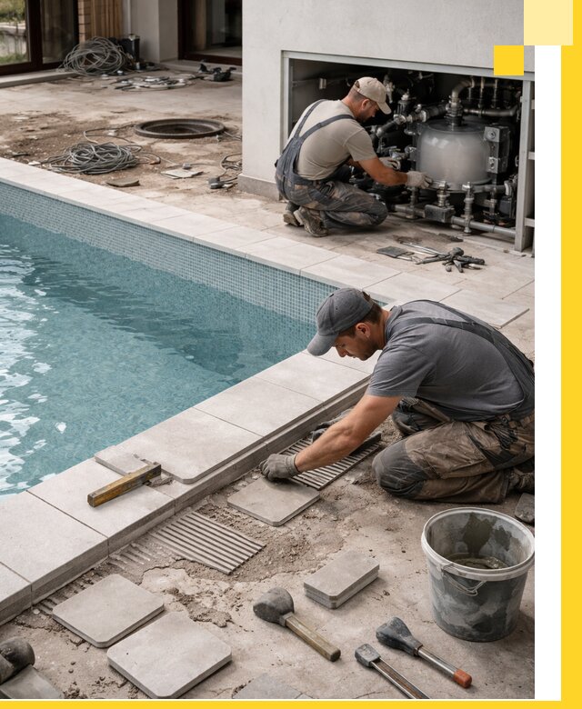 Строительство и монтаж бассейнов в коттедже в Красном Сулине