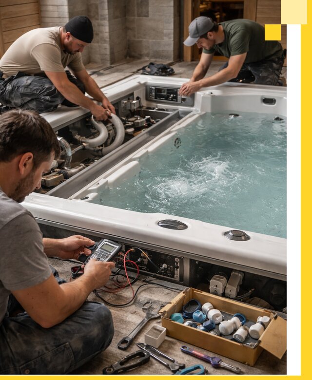 Гидромассажные бассейны под ключ в Красном Сулине, дизайн и монтаж