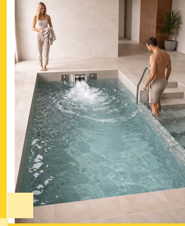 Бассейн с противотоком в Красном Сулине от 255150 р. | ЭриданКрл