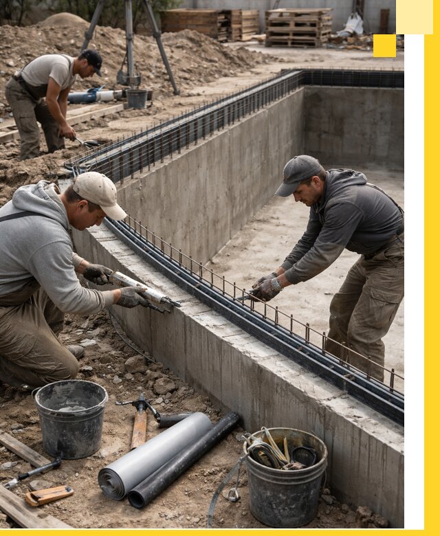 Качественный монтаж чаши бассейна в Красном Сулине под ключ с гарантией