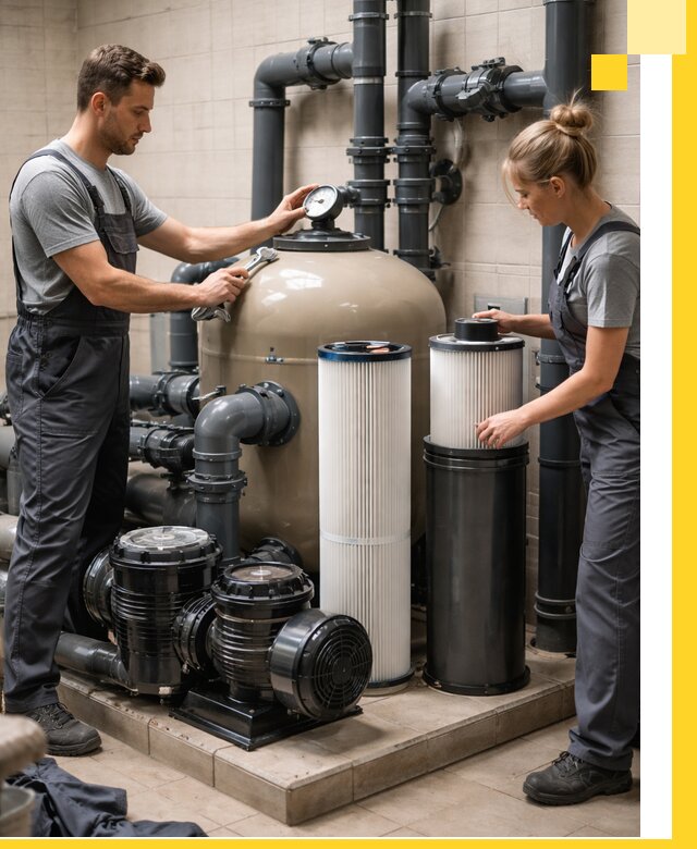 Фильтры и системы фильтрации для бассейнов в Красном Сулине