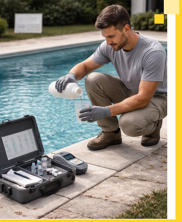 Профессиональная дезинфекция воды в бассейне в Красном Сулине