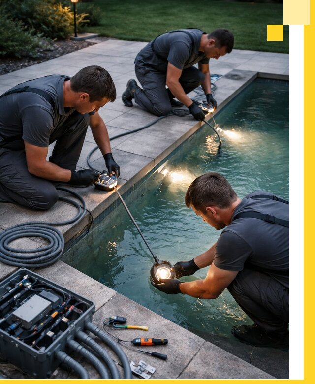 Профессиональное освещение бассейнов в Красном Сулине: дизайн и монтаж