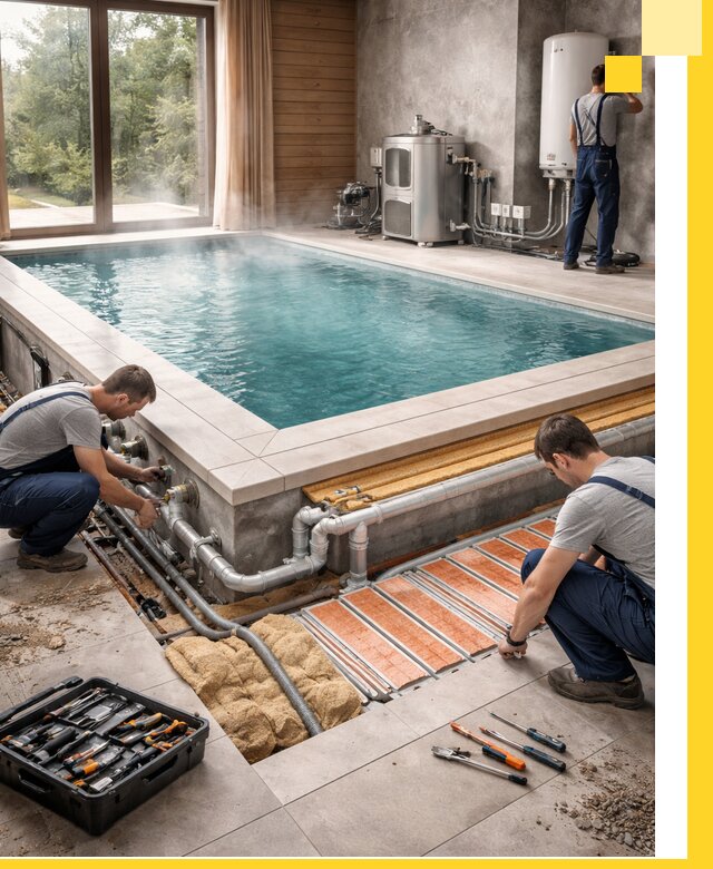 Проектирование и строительство тёплых бассейнов в Красном Сулине