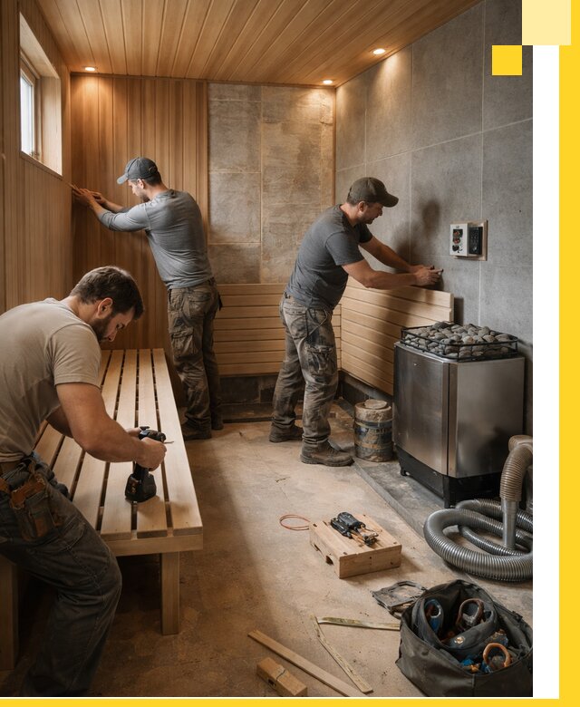 Сауны под ключ в Красном Сулине, проектирование, строительство, отделка