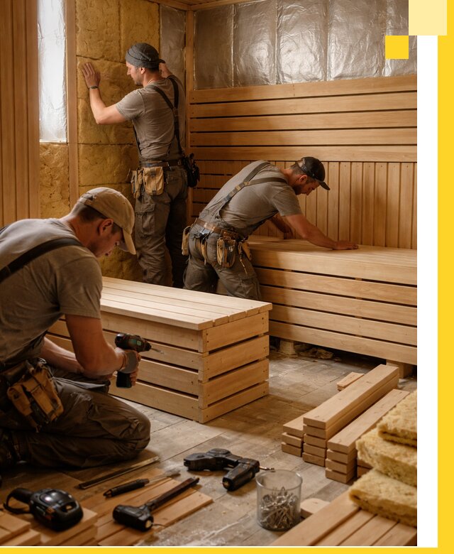 Профессиональное строительство саун под ключ в Красном Сулине