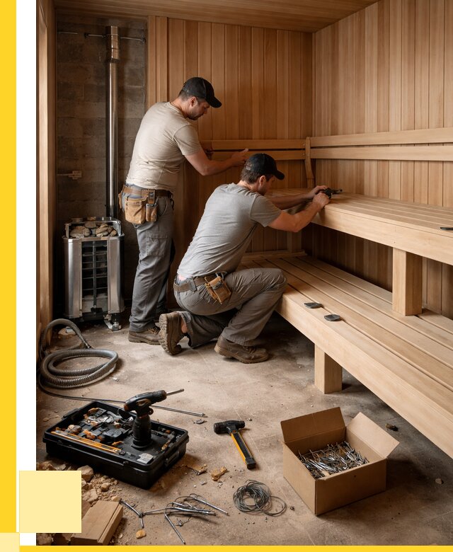 Монтаж саун под ключ в Красном Сулине от 122472 р. | ЭриданКрл