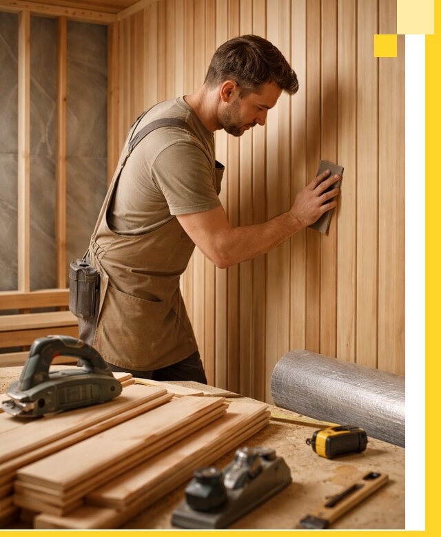 Профессиональная отделка саун и парных под ключ в Красном Сулине