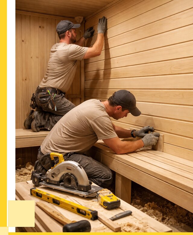 Обшивка саун вагонкой в Красном Сулине от 2552 р. | ЭриданКрл