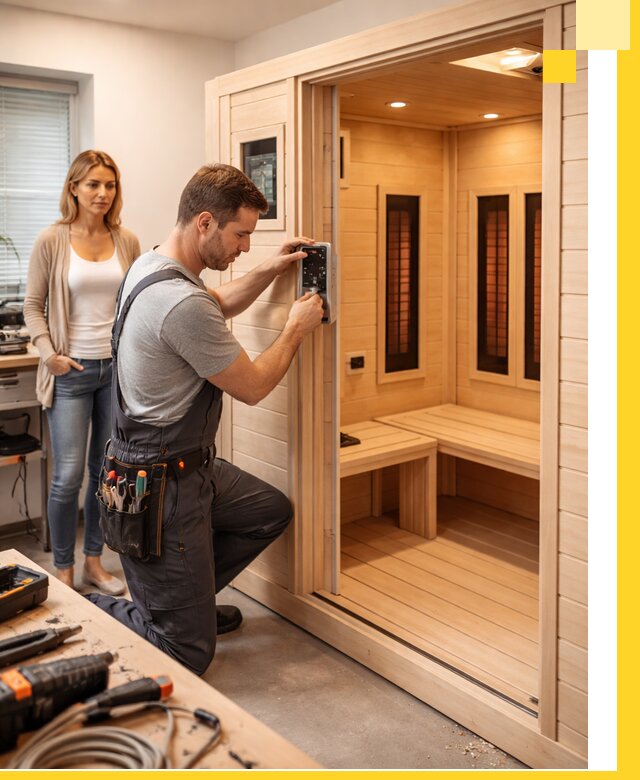 Инфракрасные сауны под ключ в Красном Сулине продажа и установка