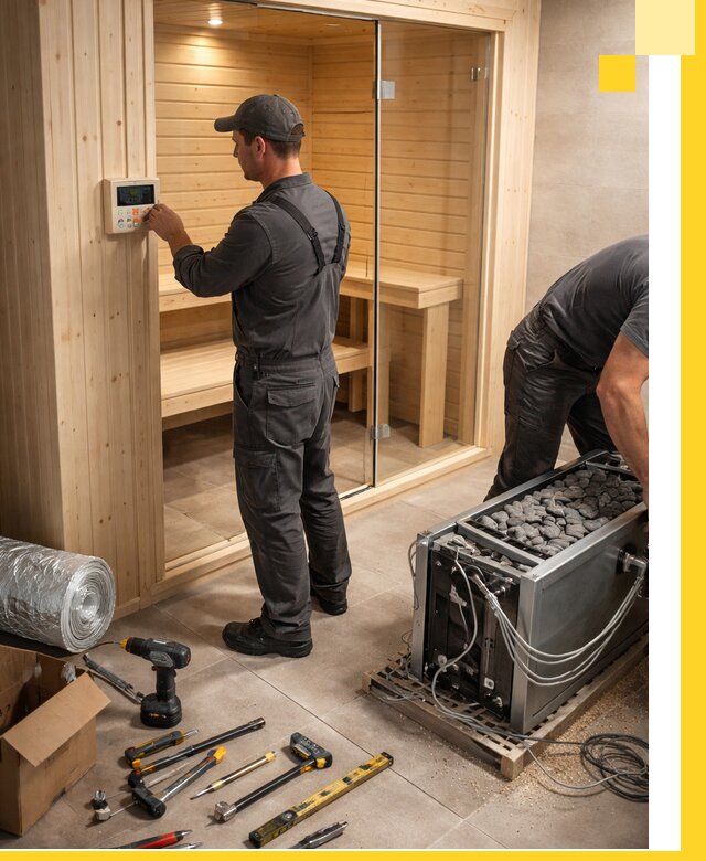 Поставка, установка и монтаж электрических саун в Красном Сулине