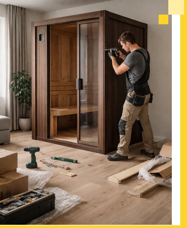 Установка и производство мини саун под ключ в Красном Сулине