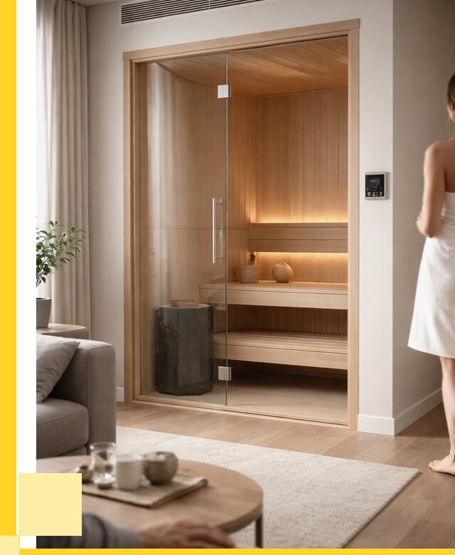 Сауна в квартире под ключ в Красном Сулине от 122472 р. ЭриданКрл